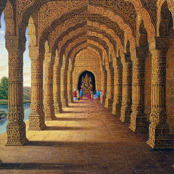 Dnyaneshwar Mane - Painting Online at Rhythm Art Gallery in Maharasthra