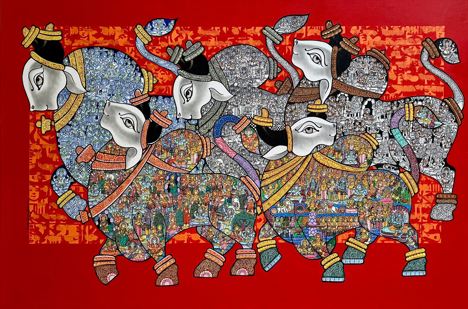 Vivek Kumavat 48 x 72 inches Acrylic on canvas Vivek Kumavat 48 x 72 inches Acrylic on canvas