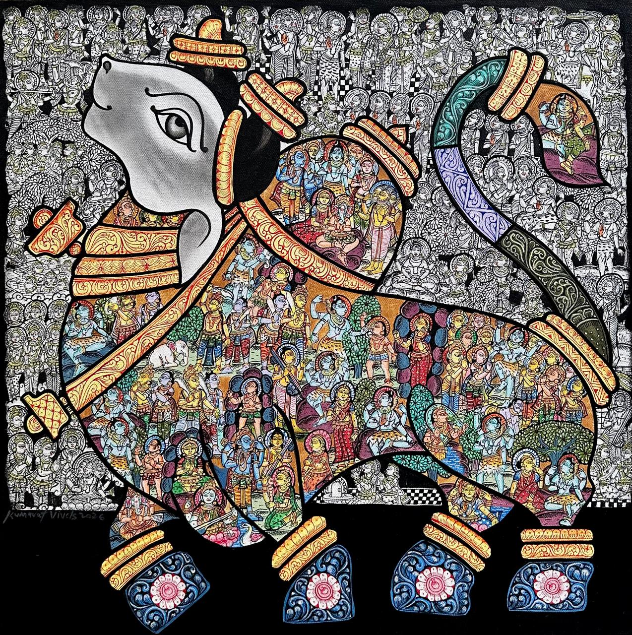 Vivek Kumavat 24 x 24 inches Acrylic on canvas Vivek Kumavat 24 x 24 inches Acrylic on canvas