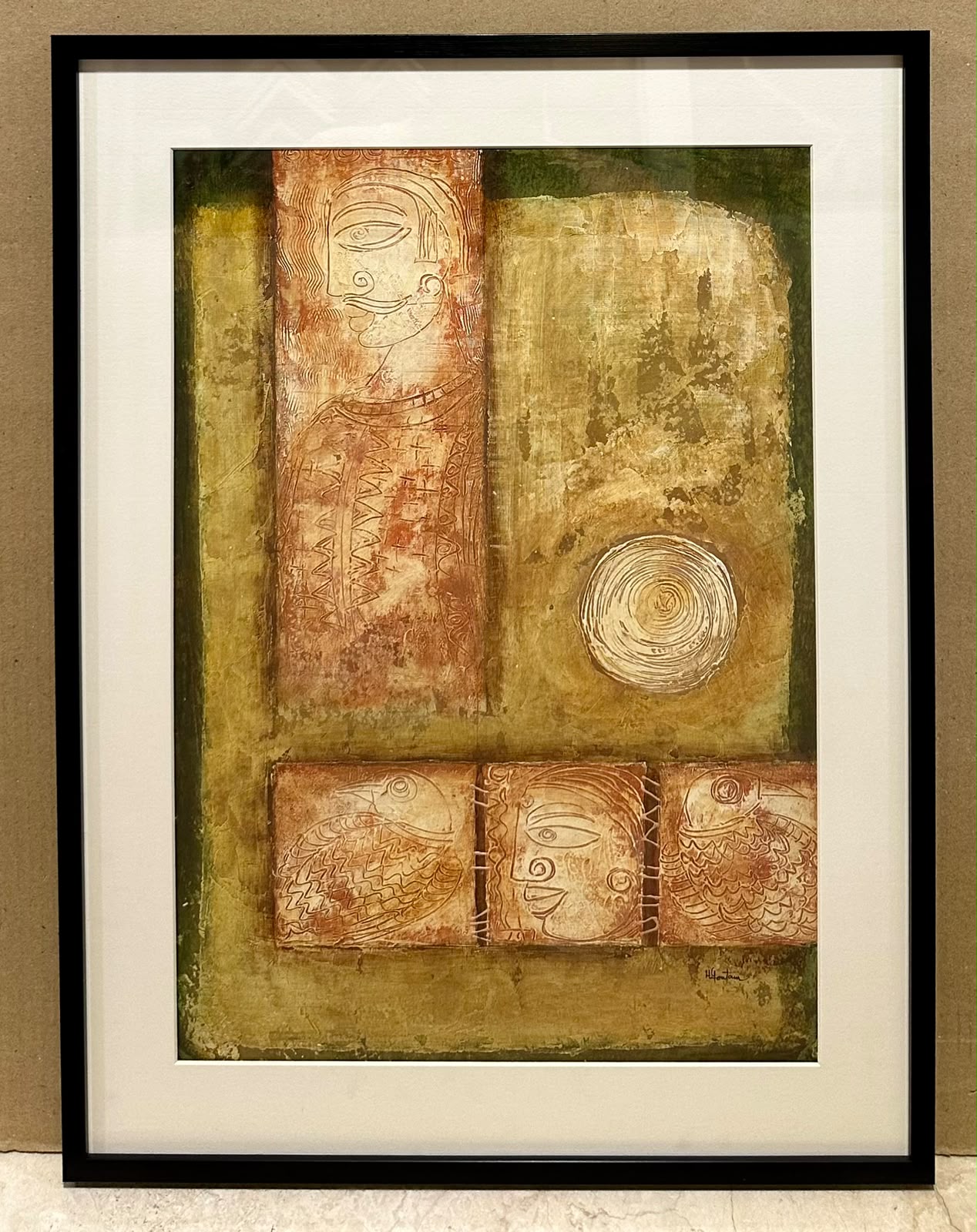 M Goutam 14 x 19.5 inches and with frame 18.5 x 24.5 inches 2 M Goutam 14 x 19.5 inches and with frame 18.5 x 24.5 inches 2