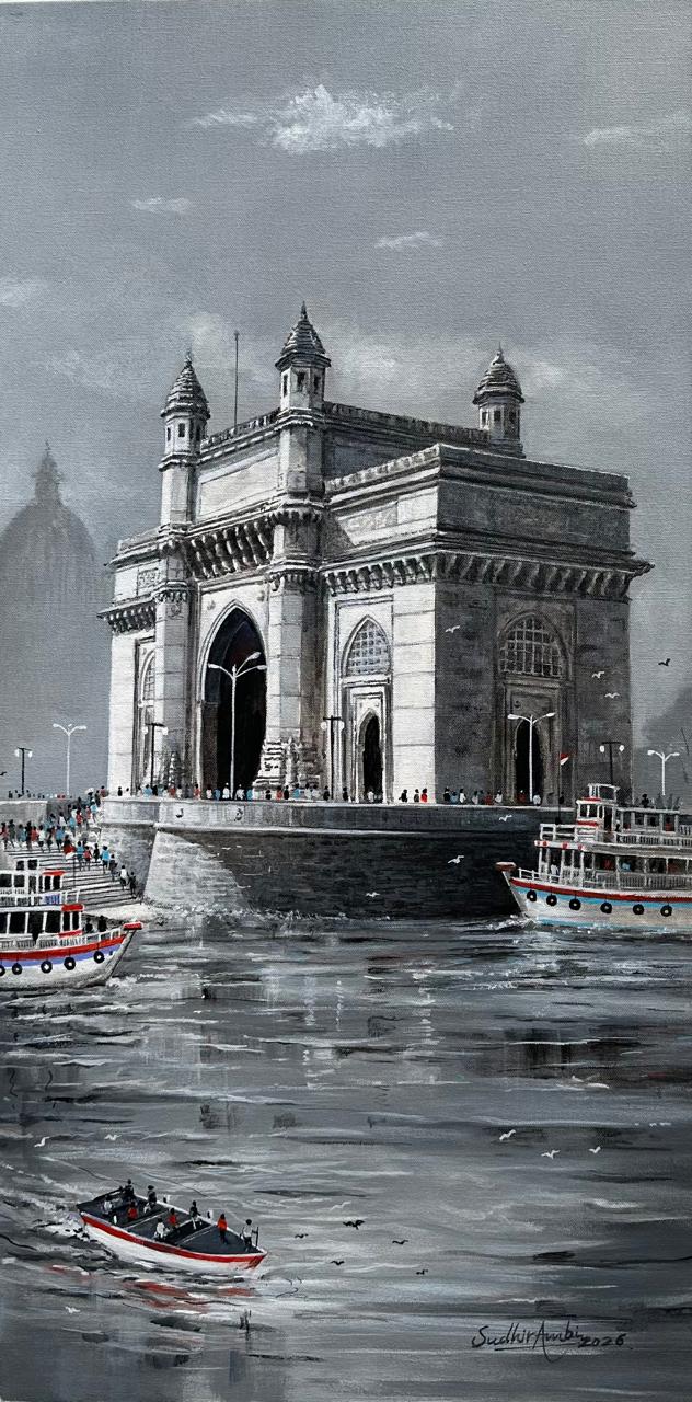 Sudhir A 36 x 18 inches Acrylic on canvas Sudhir A 36 x 18 inches Acrylic on canvas